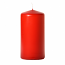 Red 3 x 6 Unscented Pillar Candles