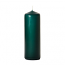 Hunter green 3 x 9 Unscented Pillar Candles