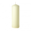 Ivory 3 x 9 Unscented Pillar Candles