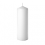 White 3 x 9 Unscented Pillar Candles