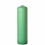 Mint green 3 x 11 Unscented Pillar Candles