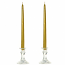 12 Inch Metallic Gold Taper Candles