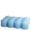 Unscented Light blue Votive Candles 15 Hour