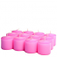 Unscented Hot pink Votive Candles 10 Hour