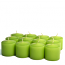 Unscented Lime green Votive Candles 10 Hour