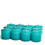 Unscented Mediterranean blue Votive Candles 10 Hour