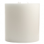 6 x 6 Unscented White Pillar Candles