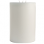 6 x 9 Unscented White Pillar Candles