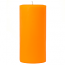 3 x 6 Orange Twist Pillar Candles