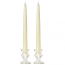 6 Inch Ivory Taper Candles Dozen