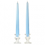 6 Inch Light Blue Taper Candles Dozen