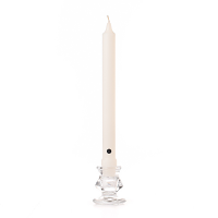 12 inch White Classic Taper Candle