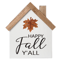 Happy Fall Yall Block Tabletop Sign