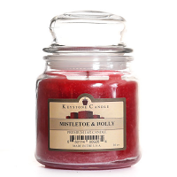Mistletoe and Holly Jar Candles 16 oz