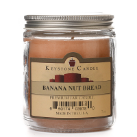 Banana Nut Bread Jar Candles 7 oz