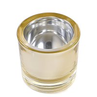 Gold Chunky Mirrored Votive Cup
