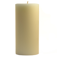 3 x 6 French Butter Cream Pillar Candles