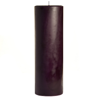 3 x 9 Black Cherry Pillar Candles