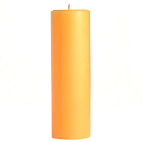 3 x 9 Creamsicle Pillar Candles