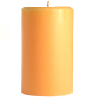 4 x 6 Creamsicle Pillar Candles