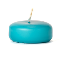 Small Mediterranean Blue Disc Floating Candles