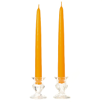 6 Inch Mango Taper Candles Pair
