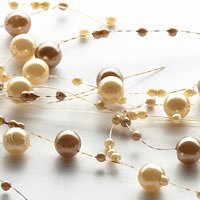 Pearl Gold and Copper Beaded Garland