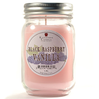 Black Raspberry Vanilla Mason Jar Candle Pint