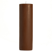 2 x 6 Chocolate Fudge Pillar Candles
