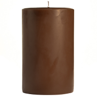 4 x 6 Chocolate Fudge Pillar Candles