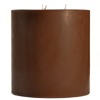 6 x 6 Chocolate Fudge Pillar Candles