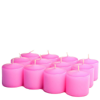 Unscented Hot pink Votive Candles 15 Hour