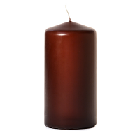 Brown 3 x 6 Unscented Pillar Candles
