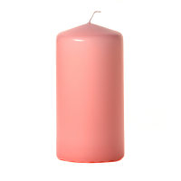 Pink 3 x 6 Unscented Pillar Candles
