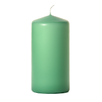 Mint green 3 x 6 Unscented Pillar Candles