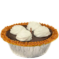 5 inch Chocolate Pudding Pie Candles
