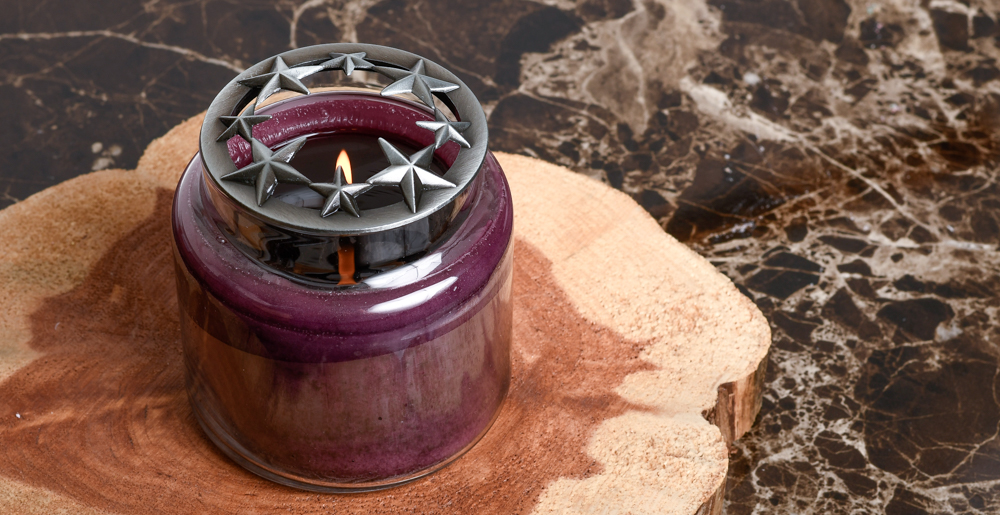 candle capper on jar