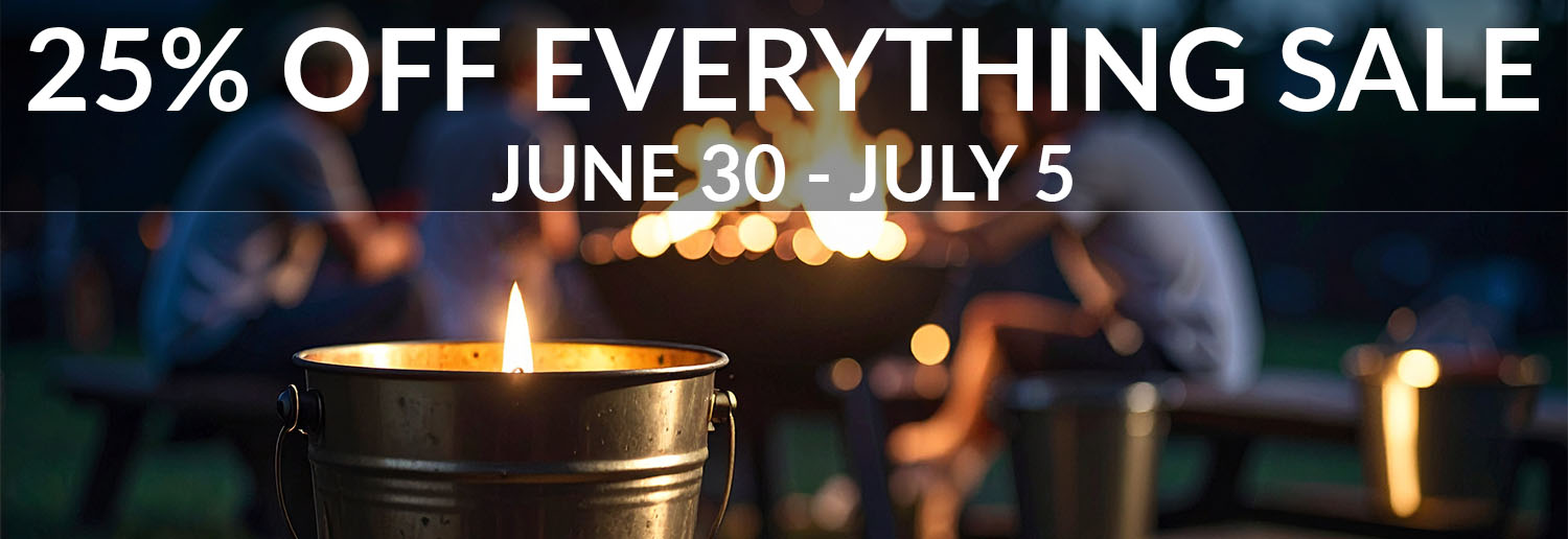 Citronella buckets for summer 