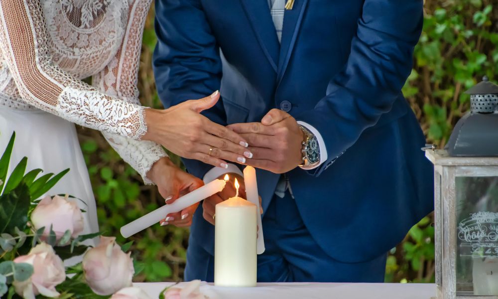 unity candle lighting ceremony