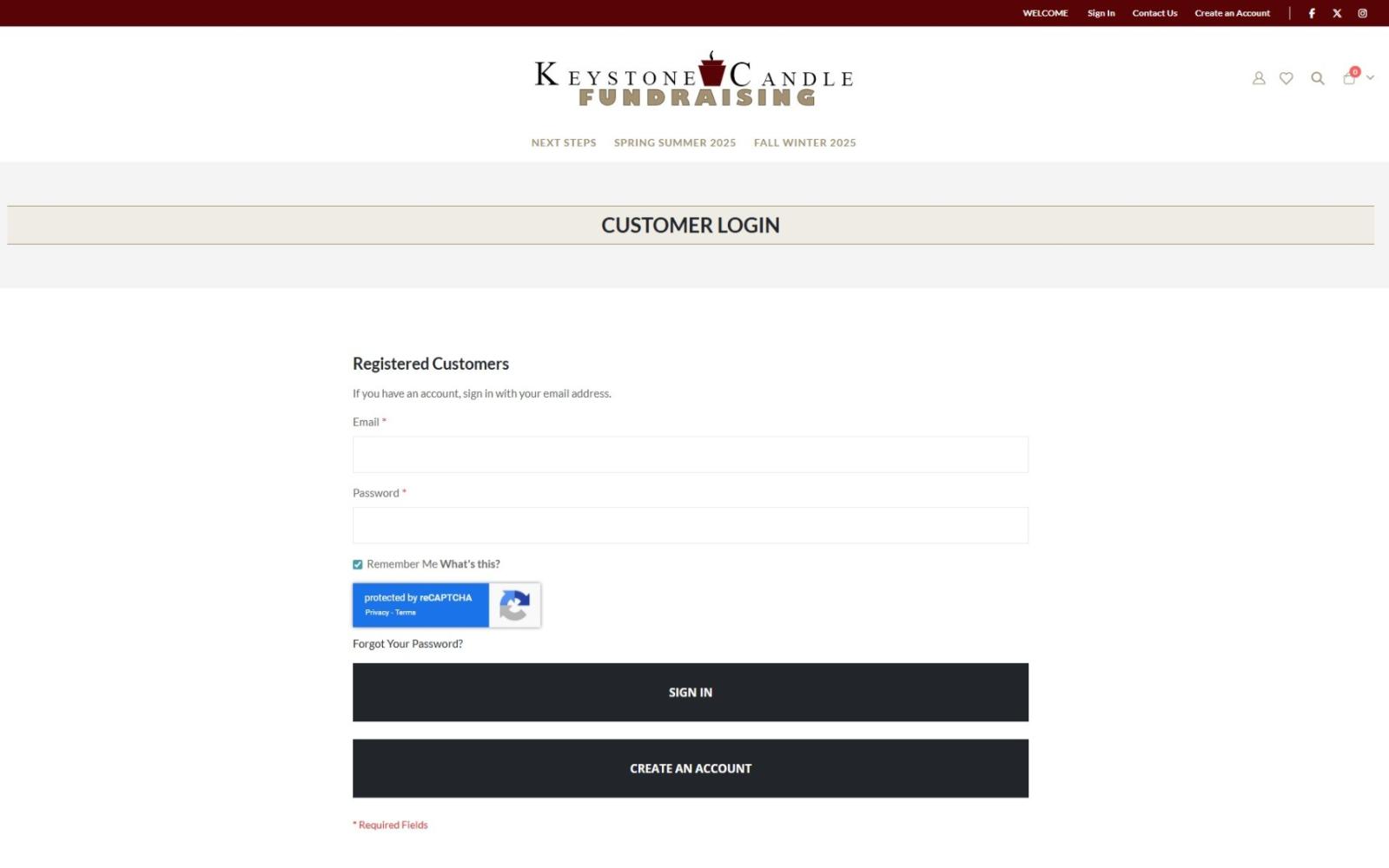 Login Page
