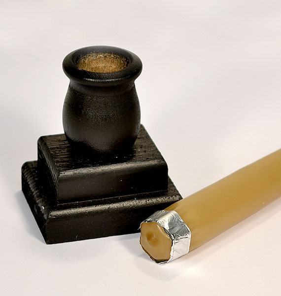 wrap taper with foil