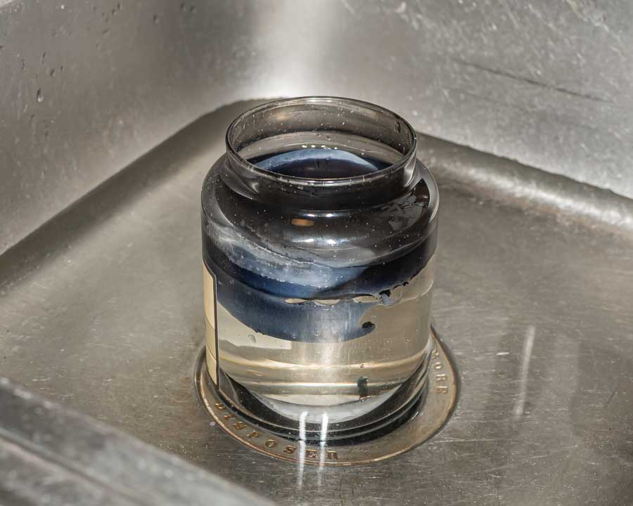 Wax Softening in Hot Water