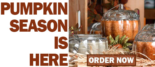 pumpkin scented candle season