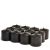 Unscented Black Votive Candles 10 Hour