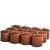 Unscented Brown Votive Candles 10 Hour