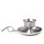 Large Nickel Chamberstick Taper Holder