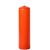 Orange 3 x 11 Unscented Pillar Candles