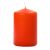 Orange 3 x 4 Unscented Pillar Candles