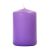 Light Purple 3 x 4 Unscented Pillar Candles