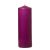Dark Purple 3 x 9 Unscented Pillar Candles